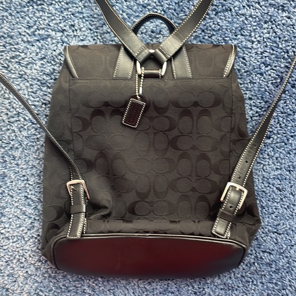 Coach Backpack Black Vintage Bag - Picture 2 of 9